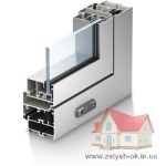 алюминиевое окна alutech c48